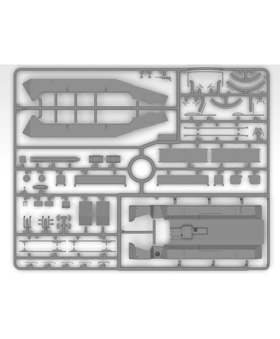 ICM modelis Krankenpanzerwagen Sd.Kfz.251/8 Ausf.A WWII German Ambulance with Military Medical Personnel 1/35