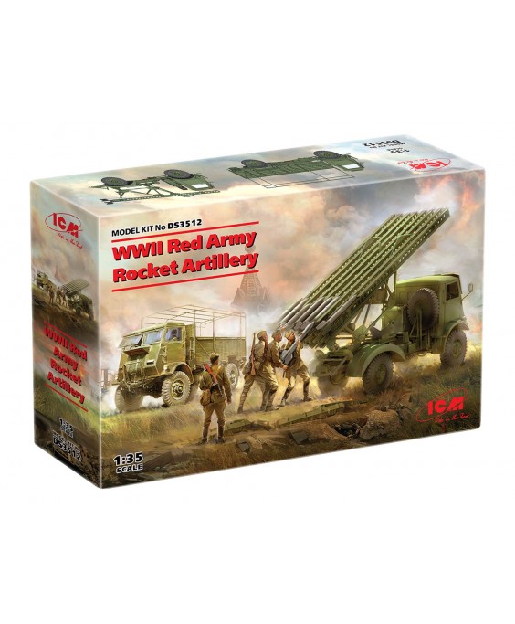 ICM modelis WWII Red Army Rocket Artillery 1/35