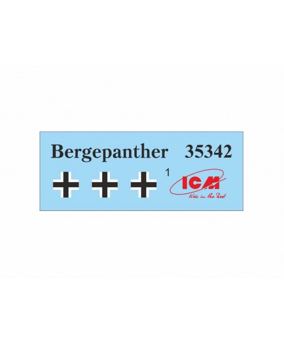 ICM modelis Bergepanther with German Tank Crew (4 figures) 1/35