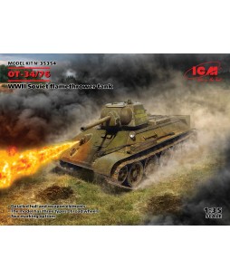 ICM modelis ОТ-34/76 WWII Soviet flamethrower tank 1/35