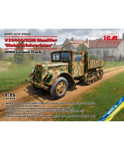 ICM modelis V3000S/SSM Maultier ‘Einheitsfahrerhaus’ 1/35