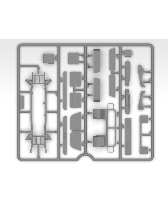 ICM modelis Cargo Carrier Humvee M1097A2 1/35
