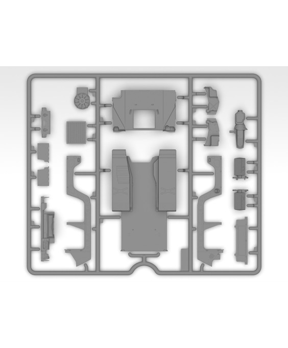 ICM modelis Cargo Carrier Humvee M1097A2 1/35
