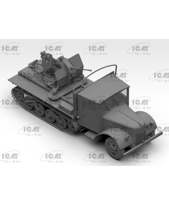 ICM modelis Sd.Kfz.3b with Flak 38 1/35