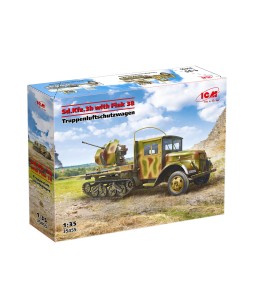 ICM modelis Sd.Kfz.3b with Flak 38 1/35