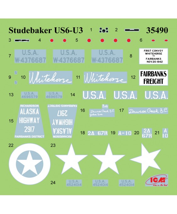 ICM modelis Studebaker US6-U3 1/35