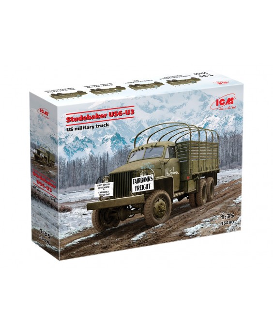ICM modelis Studebaker US6-U3 1/35