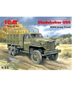 ICM modelis Studebaker US6, WWII Army Truck 1/35