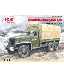 ICM modelis Studebaker US6 U4, WWII Army Truck 1/35                                     