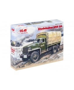 ICM modelis Studebaker US6 U4, WWII Army Truck 1/35                                     
