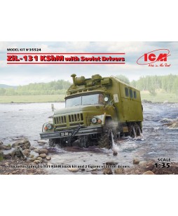 ICM modelis ZiL-131 KShM with Soviet Drivers 1/35