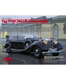 ICM modelis 770K Tourenwagen, WWII German Leaders' Car 1/35
