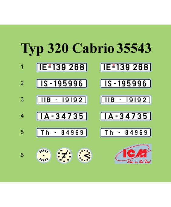 ICM Typ 320 (W142) Cabriolet B 1/35