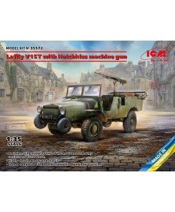 ICM modelis Laffly V15T with Hotchkiss machine gun 1/35