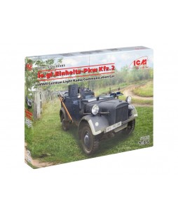 ICM modelis le.gl.Einheitz-Pkw Kfz.2, WWII German Light Radio Communication Car 1/35