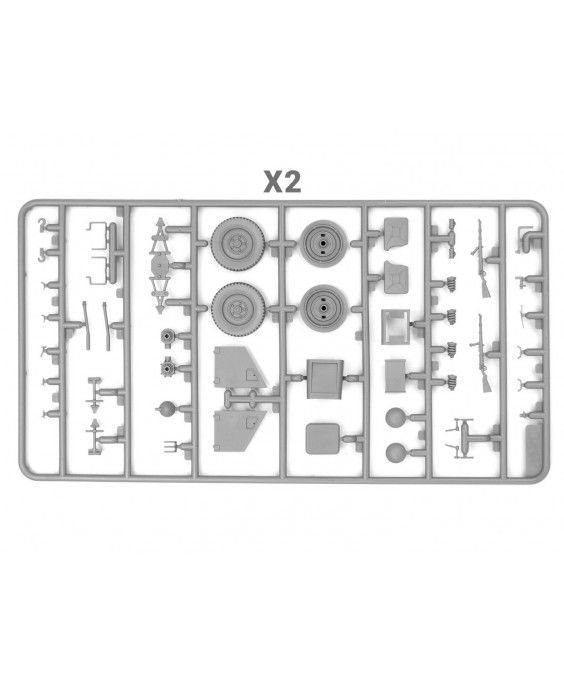 ICM modelis le.gl.Einheitz-Pkw Kfz.2, WWII German Light Radio Communication Car 1/35 ICM modelis le.gl.Einheitz-Pkw Kfz.2, WWII German Light Radio Communication Car 1/35