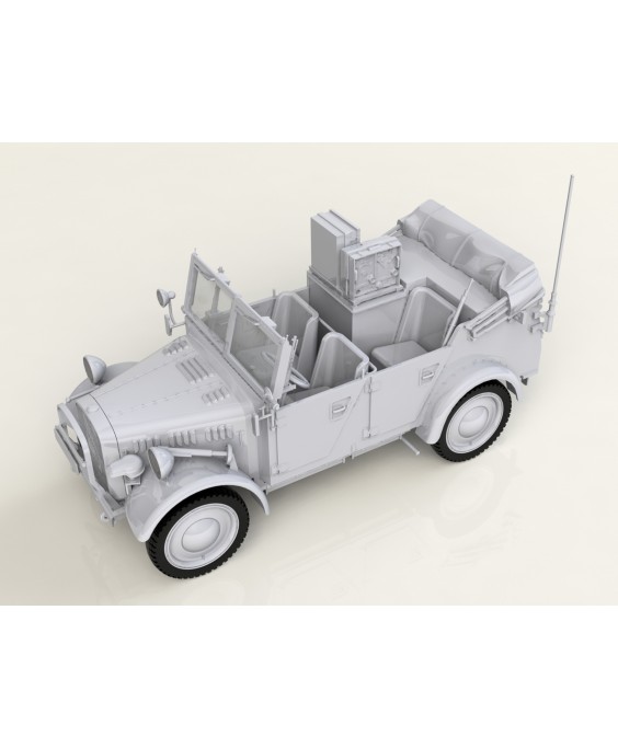 ICM modelis le.gl.Einheitz-Pkw Kfz.2, WWII German Light Radio Communication Car 1/35 ICM modelis le.gl.Einheitz-Pkw Kfz.2, WWII German Light Radio Communication Car 1/35