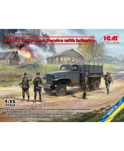 ICM modelis G7107 in German Service with infantry 1/35