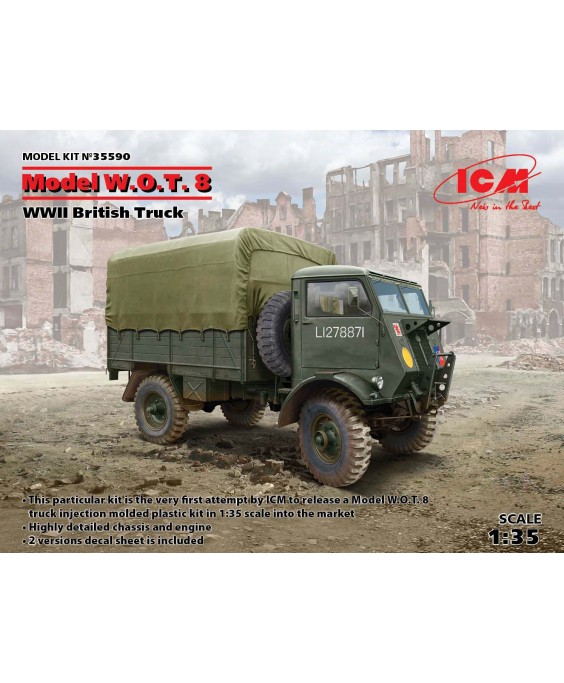 ICM modelis W.O.T. 8, WWII British Truck 1/35