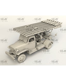 ICM modelis BM-13-16 on G7107 base 1/35