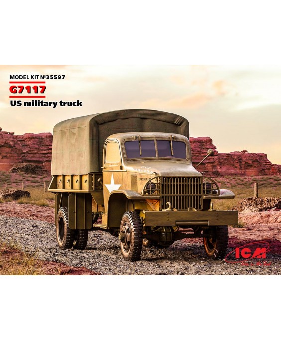 ICM modelis G7117, US military truck 1/35