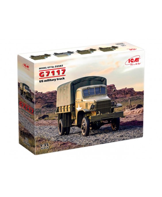 ICM modelis G7117, US military truck 1/35