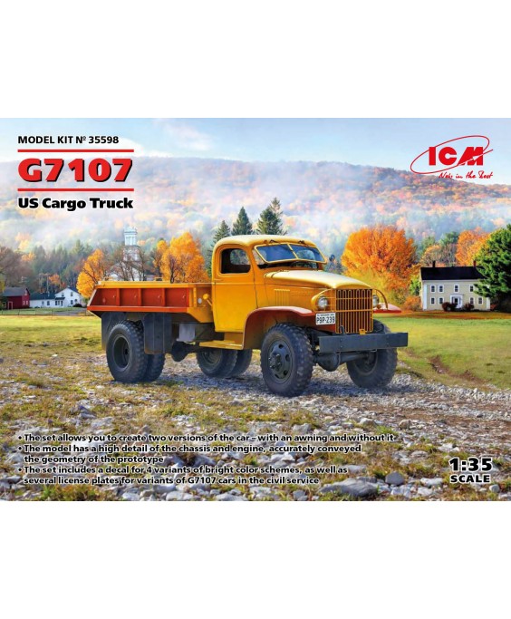 ICM modelis G7107, US Cargo Truck 1/35