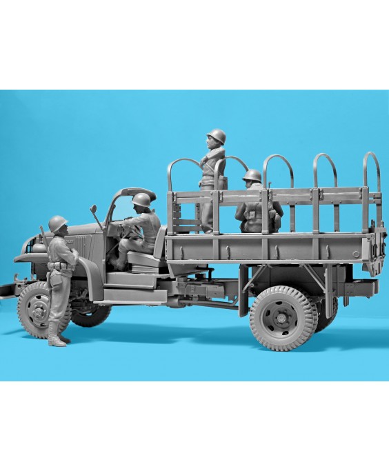 ICM modelis WWII US Military Patrol 1/35