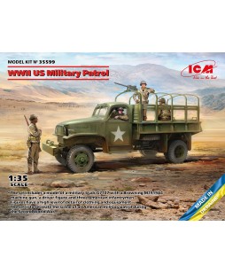 ICM modelis WWII US Military Patrol 1/35