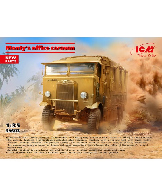 ICM Monty’s office caravan 1/35