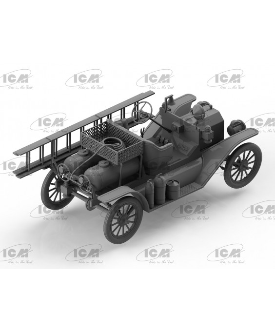 ICM  T 1914 Fire Truck with Crew 1/35