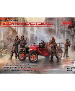 ICM  T 1914 Fire Truck with Crew 1/35