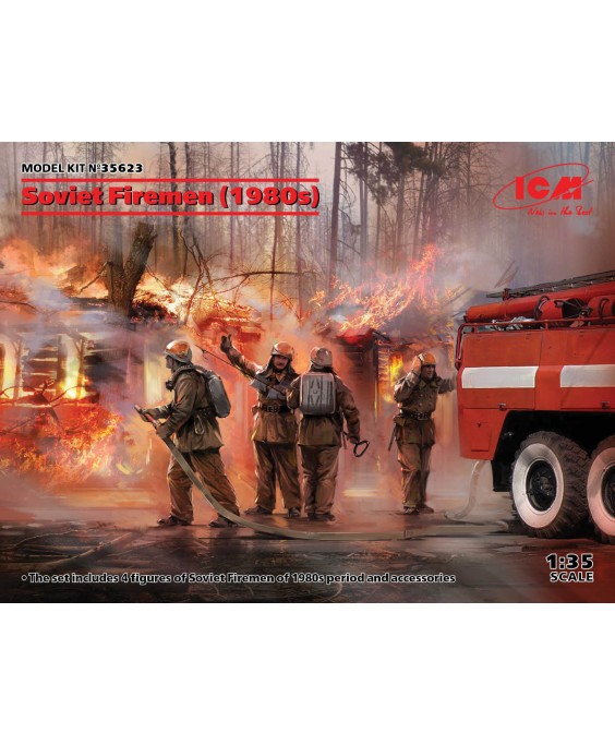 ICM Soviet Firemen (1980s) 1/35