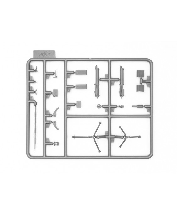 ICM modelis WWII British Vickers MG Crew (Vickers MG & 2 figures) 1/35