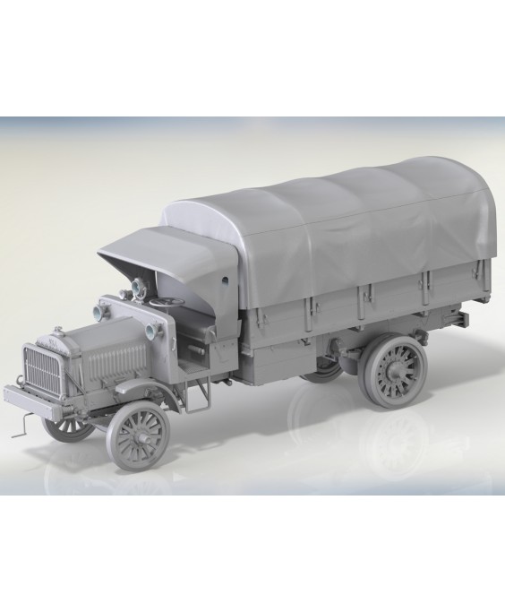 ICM modelis Standard B Liberty with WWI US Infantry 1/35