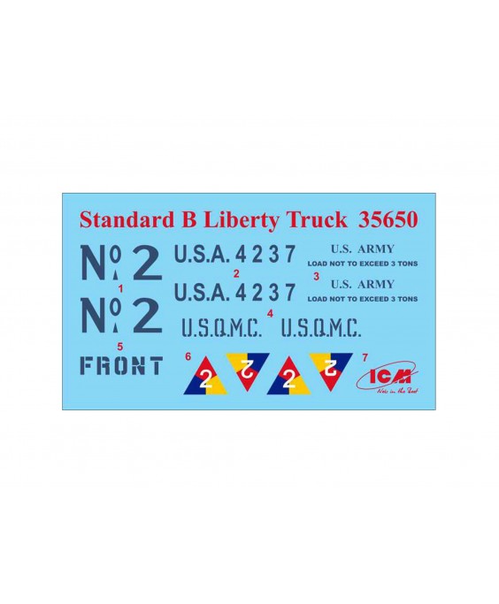 ICM modelis Standard B Liberty with WWI US Drivers 1/35 ICM modelis Standard B Liberty with WWI US Drivers 1/35