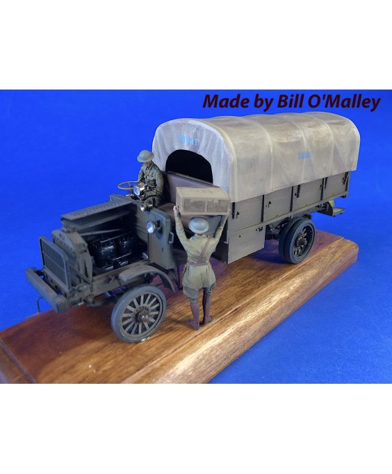 ICM modelis Standard B Liberty with WWI US Infantry 1/35