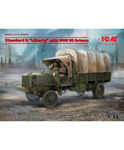 ICM modelis Standard B Liberty with WWI US Drivers 1/35