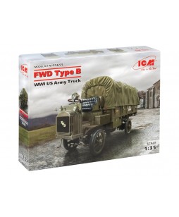 ICM modelis FWD Type B, WWI US Army Truck 1/35