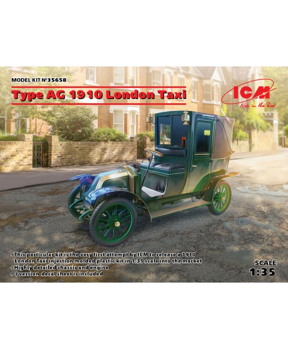 ICM modelis Type AG 1910 London Taxi 1/35