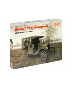 ICM modelis T 1917 Ambulance, WWI American Car 1/35