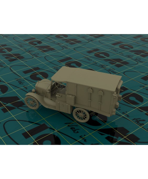 ICM modelis T 1917 Ambulance, WWI American Car 1/35