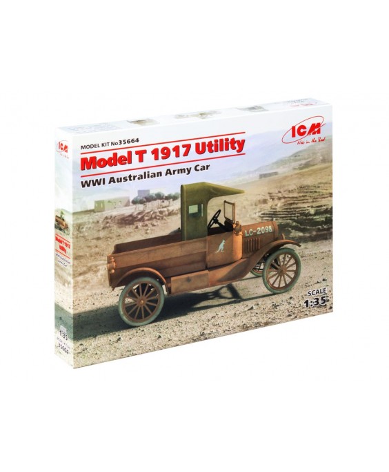 ICM modelis T 1917 Utility, WWI Australian Army Car 1/35
