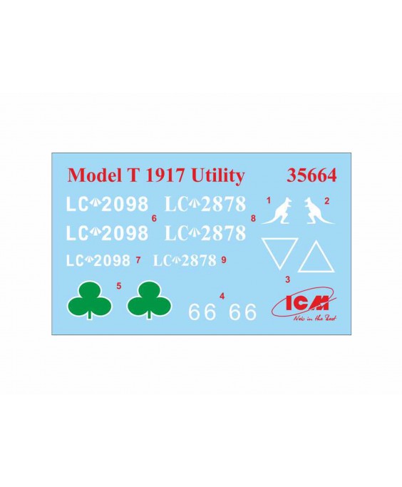 ICM modelis T 1917 Utility, WWI Australian Army Car 1/35 ICM modelis T 1917 Utility, WWI Australian Army Car 1/35