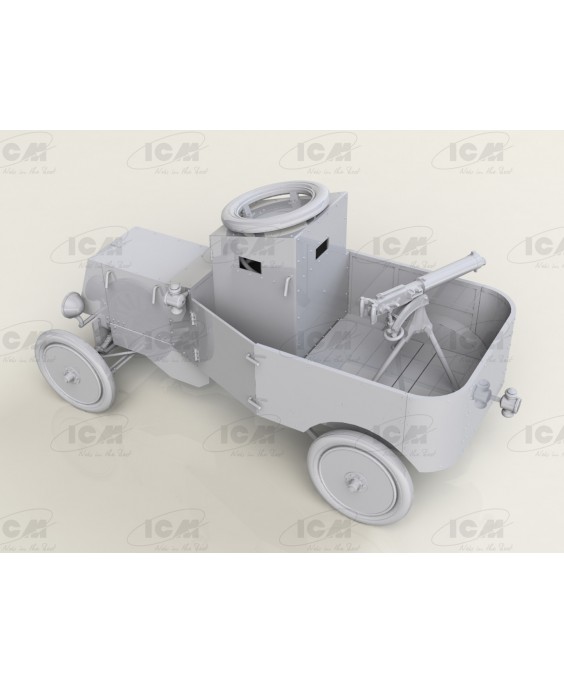 ICM modelis T RNAS Armoured Car with WWI British Tank Crew 1/35