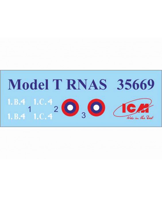 ICM modelis T RNAS Armoured Car with WWI British Tank Crew 1/35