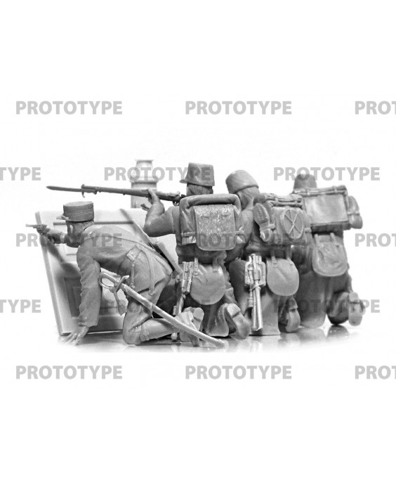 ICM modelis WWI Belgian Infantry 1/35 ICM modelis WWI Belgian Infantry 1/35