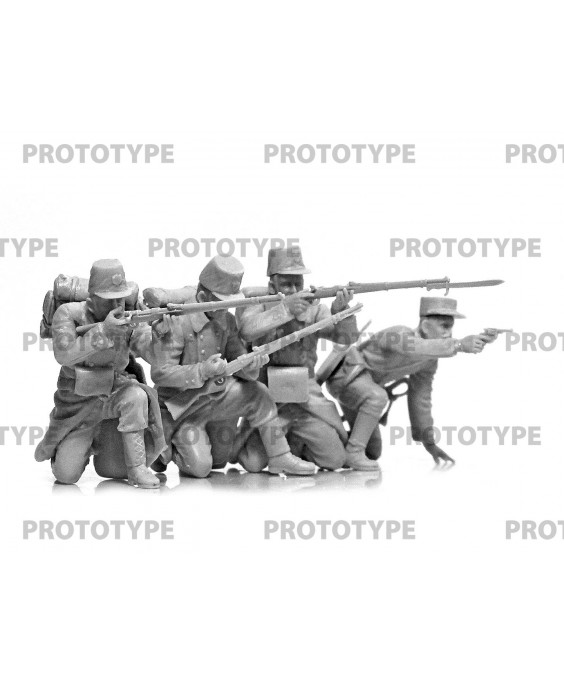ICM modelis WWI Belgian Infantry 1/35 ICM modelis WWI Belgian Infantry 1/35
