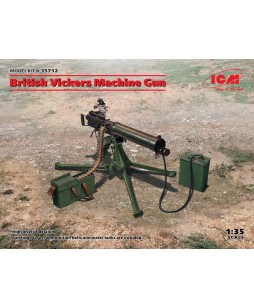 ICM modelis British Vickers Machine Gun 1/35