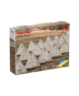 ICM ’Dragon’s teeth’. Аnti-tank Obstacles 1/35